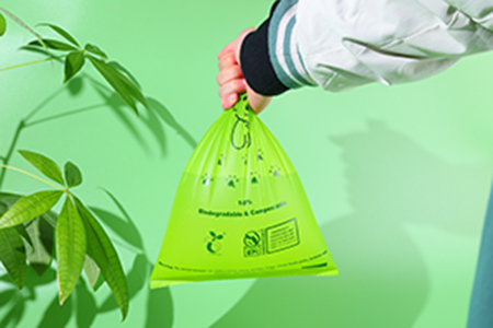 Disposable eco-friendly dog poop bag